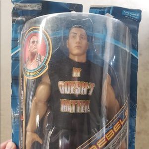 New WWF limited edition The Rock Action figure